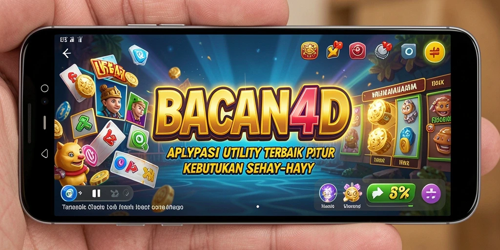Tampilan antarmuka pengguna aplikasi BACAN4D yang sederhana dan fungsional.