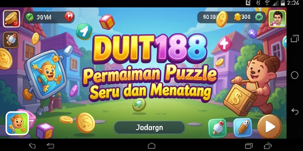 Skrinsut gameplay seru dari permainan Puzzle DUIT188.