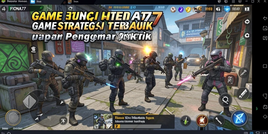 Screenshot FIONA77 menampilkan aksi strategis yang mendebarkan.