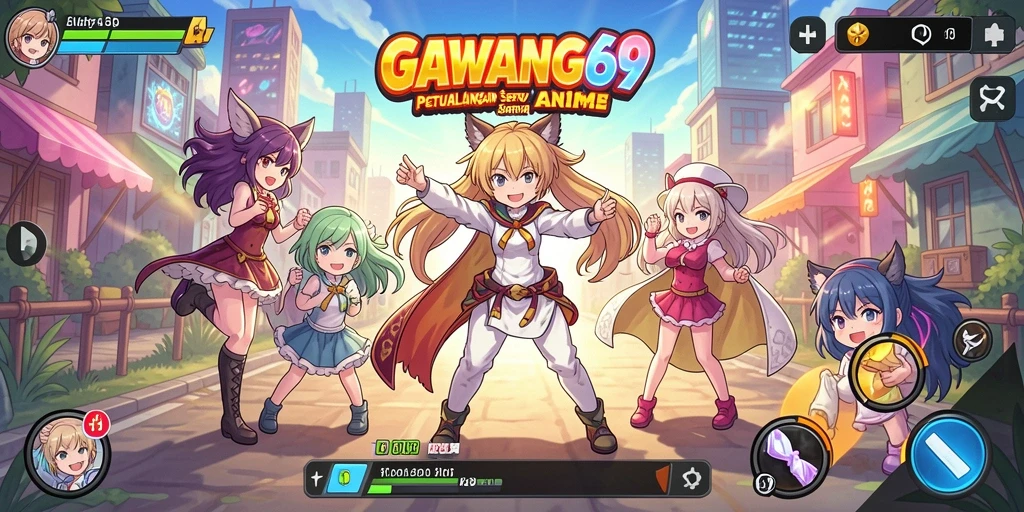 Tampilan gameplay GAWANG69 yang memukau dalam dunia anime.