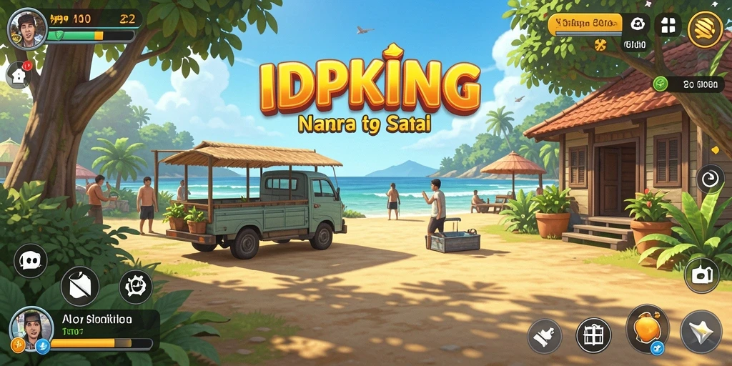 Screenshot dari gameplay IDPKING yang seru dan santai.