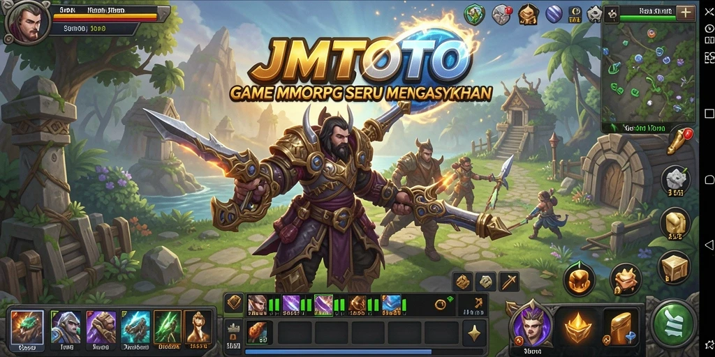 Tangkapan layar gameplay JMTOTO yang menunjukkan pertarungan epik antar pemain.