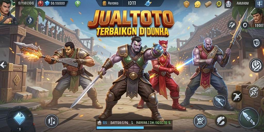 Antusiasme dalam aksi pertempuran di JUALTOTO Battle Royale