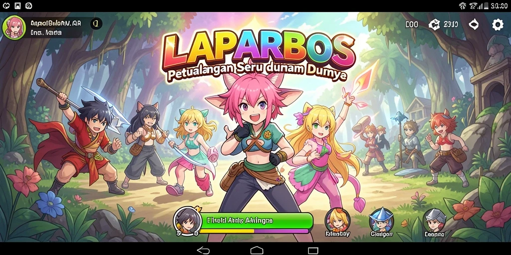 Screenshot menarik dari gameplay LAPARBOS yang penuh aksi.