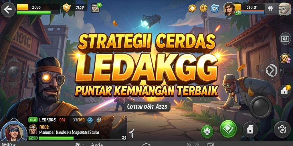 Tangkapan layar LEDAKGG menampilkan aksi strategi yang mendebarkan.
