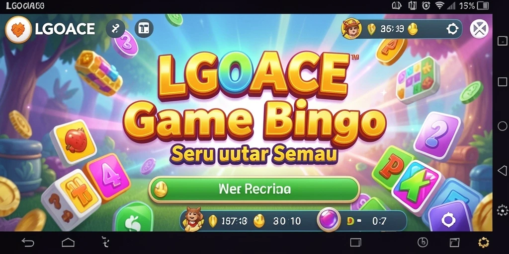Tampilan gameplay Bingo yang seru dan interaktif di LGOACE.