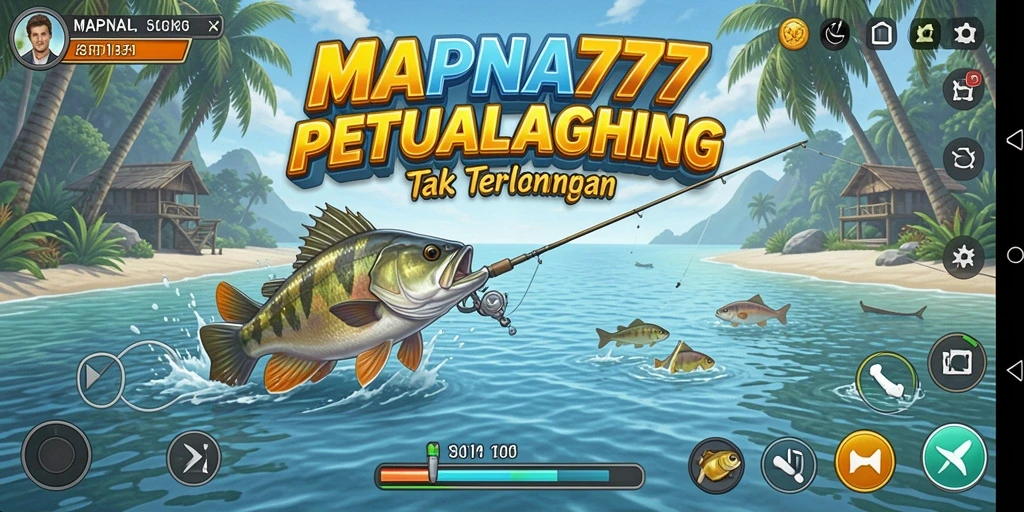 Gameplay menarik dari MAPNA777 dengan grafis memukau saat memancing.