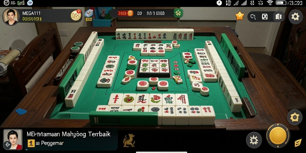 Gameplay Mahjong yang seru dan mengasyikkan di MEGA111.