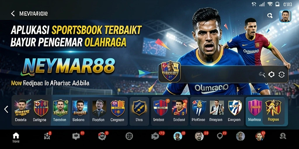 Tampilan gameplay taruhan olahraga di NEYMAR88 yang menarik.