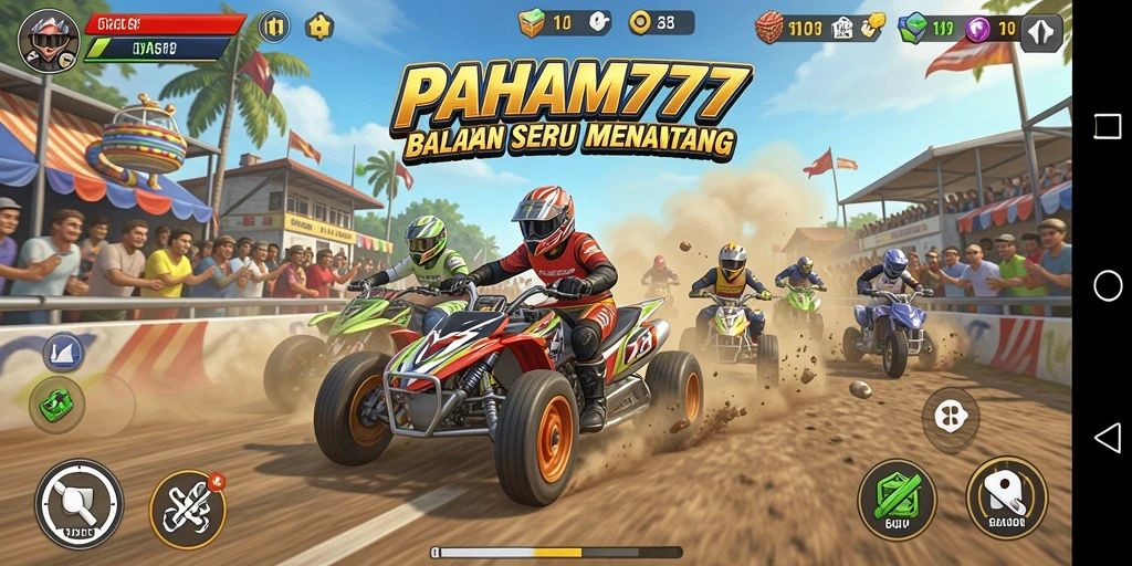 Menampilkan gameplay balapan yang mendebarkan dan grafis menarik di PAHAM777.