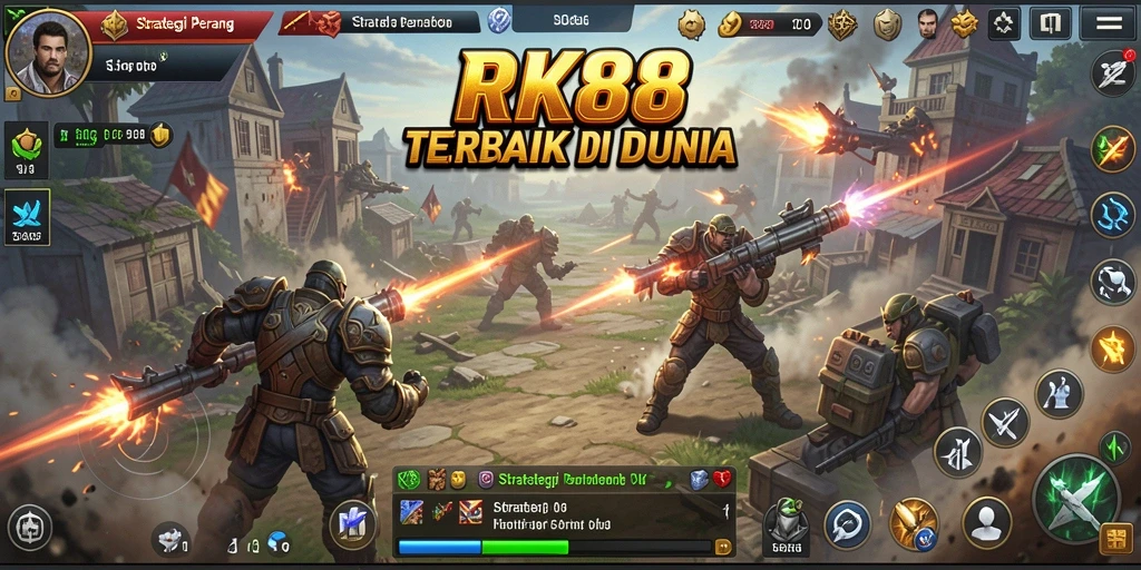 Tampilan gameplay RK88 yang menegangkan dan penuh strategi.