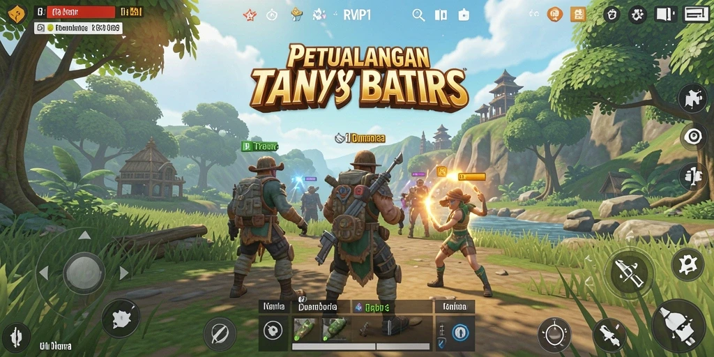 Gambaran visual menakjubkan dari gameplay RVIP1 yang memukau.