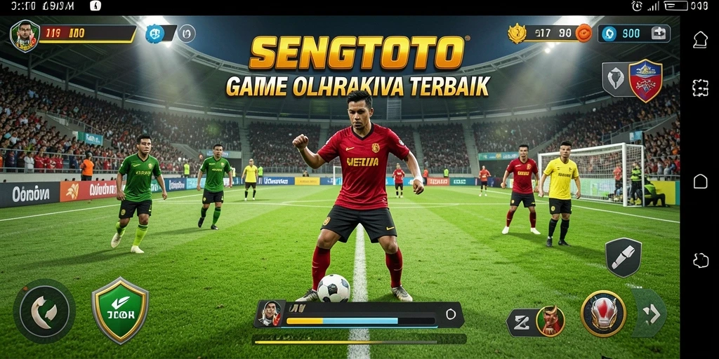 Screenshot gameplay SENGTOTO yang menampilkan aksi seru olahraga.